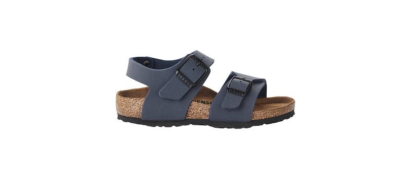 Birkenstock Birkibuc Narrow New York Børn Mørkeblå | DK 133PJJ